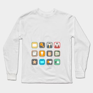 phone icon Long Sleeve T-Shirt